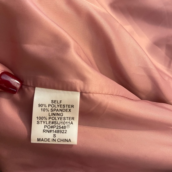 Faux Suede Fringe Jacket Blush/Pink - Picture 10 of 10